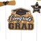 7" - 10" Graduation Class of 2025 Cardstock Centerpiece Sticks 10 Pieces